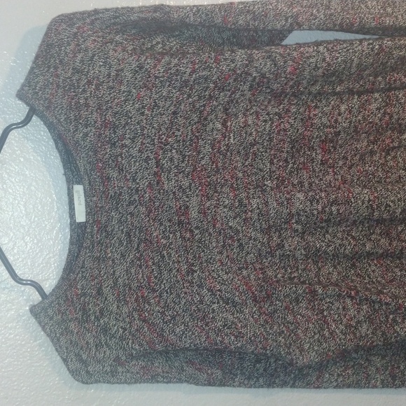 Pure Jill Cotton/Wool/Cashmere Blend Sweater with Slanted Bottom Hemn S - Picture 2 of 7